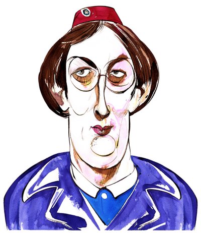 Miranda Hart - caricatured as Chummy from the BBC drama series Call the Midwife by Neale Osborne